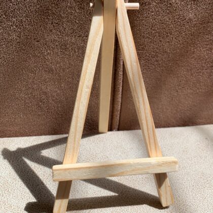 wooden stand easel