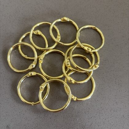 Book Ring 25mm (Gold)