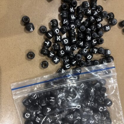 Alphabet Beads