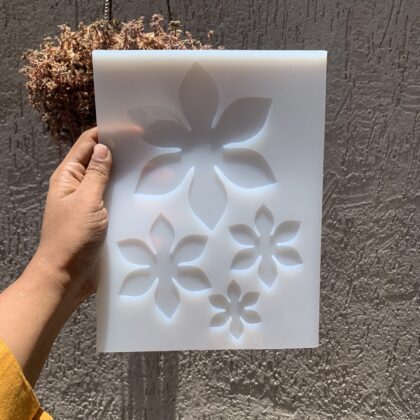 4 in 1 3D Flower mould resin art