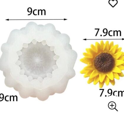 Big sunflower  candle mould