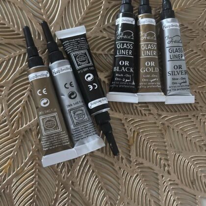 Glass liner set of 3