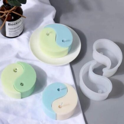 Ying Yang candle mould/ koyri mould (pair)