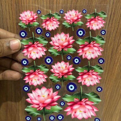 Lotus UV stickers