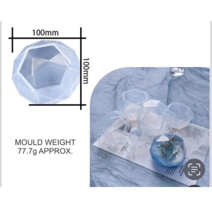 Diamond paper weight mould