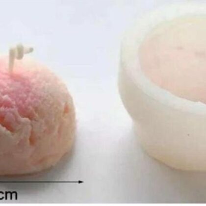 Ice cream candle mould