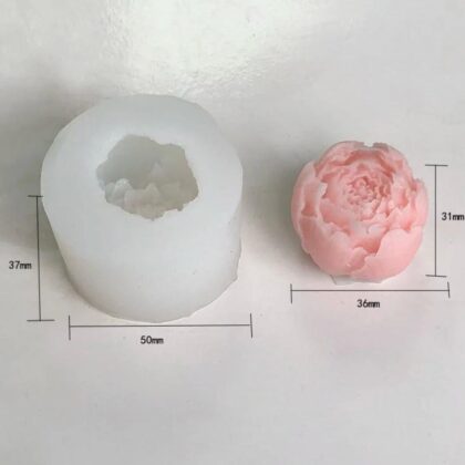 Peony candle mould 0015