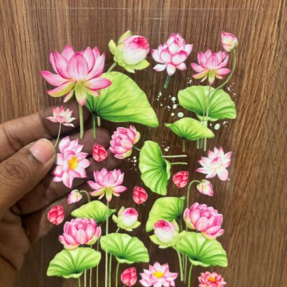 Lotus UV Stickers