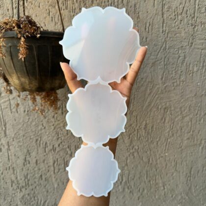 3 in 1 flower coaster mould