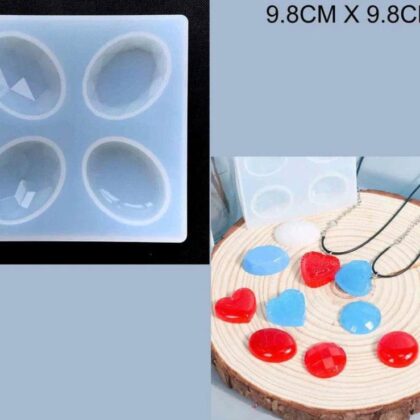 Oval  diamond Jewellery mould/ pendent mould