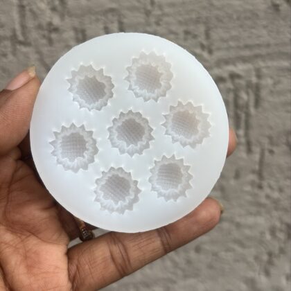 Mini sunflower  candle mould