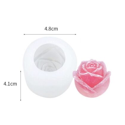 Rose candle mould