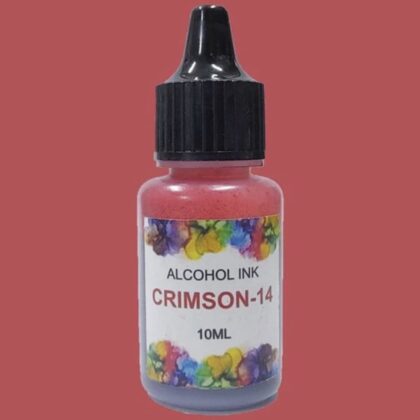 Crimson alcohol ink