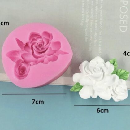 Rose bunch candle mould
