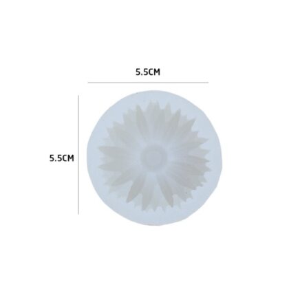 Sunflower candle mould