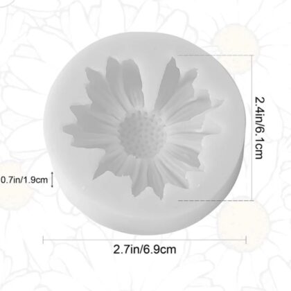 Daisy candle mould