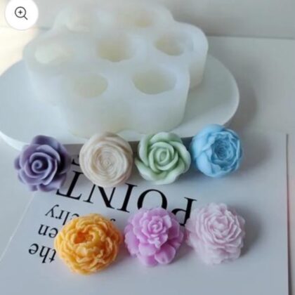 7 cavity flower mould